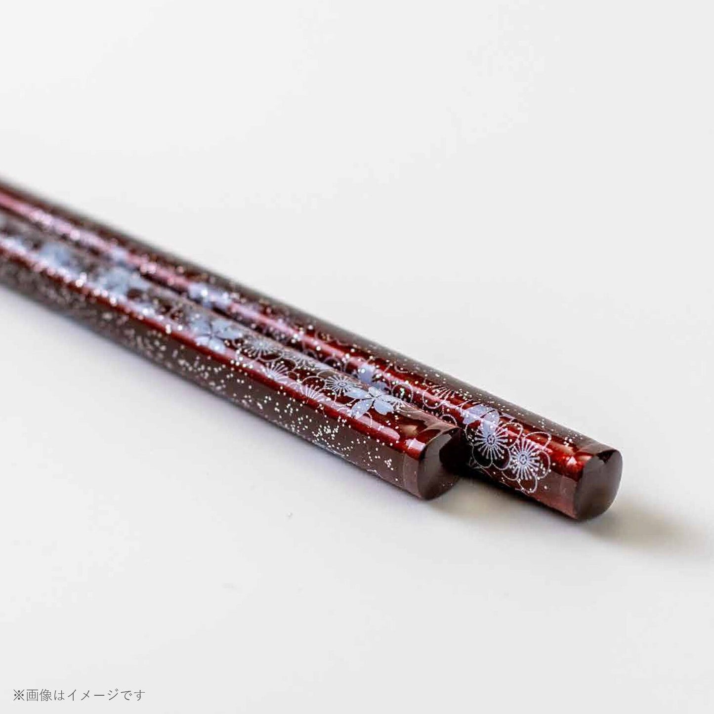 Red Sakura Wooden Chopsticks 21.0cm