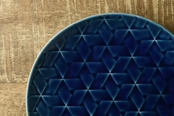 Hatago Ajiro Plate (Navy Blue)