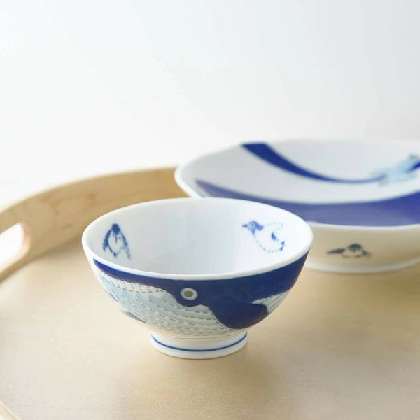Whale & Penguins Small Bowl
