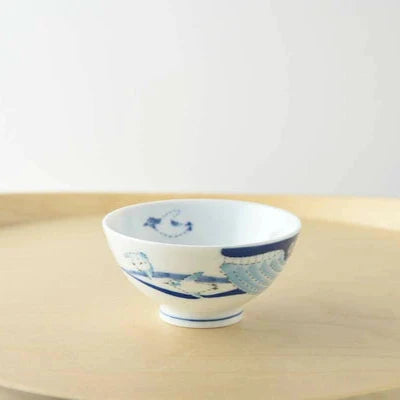 Whale & Penguins Small Bowl