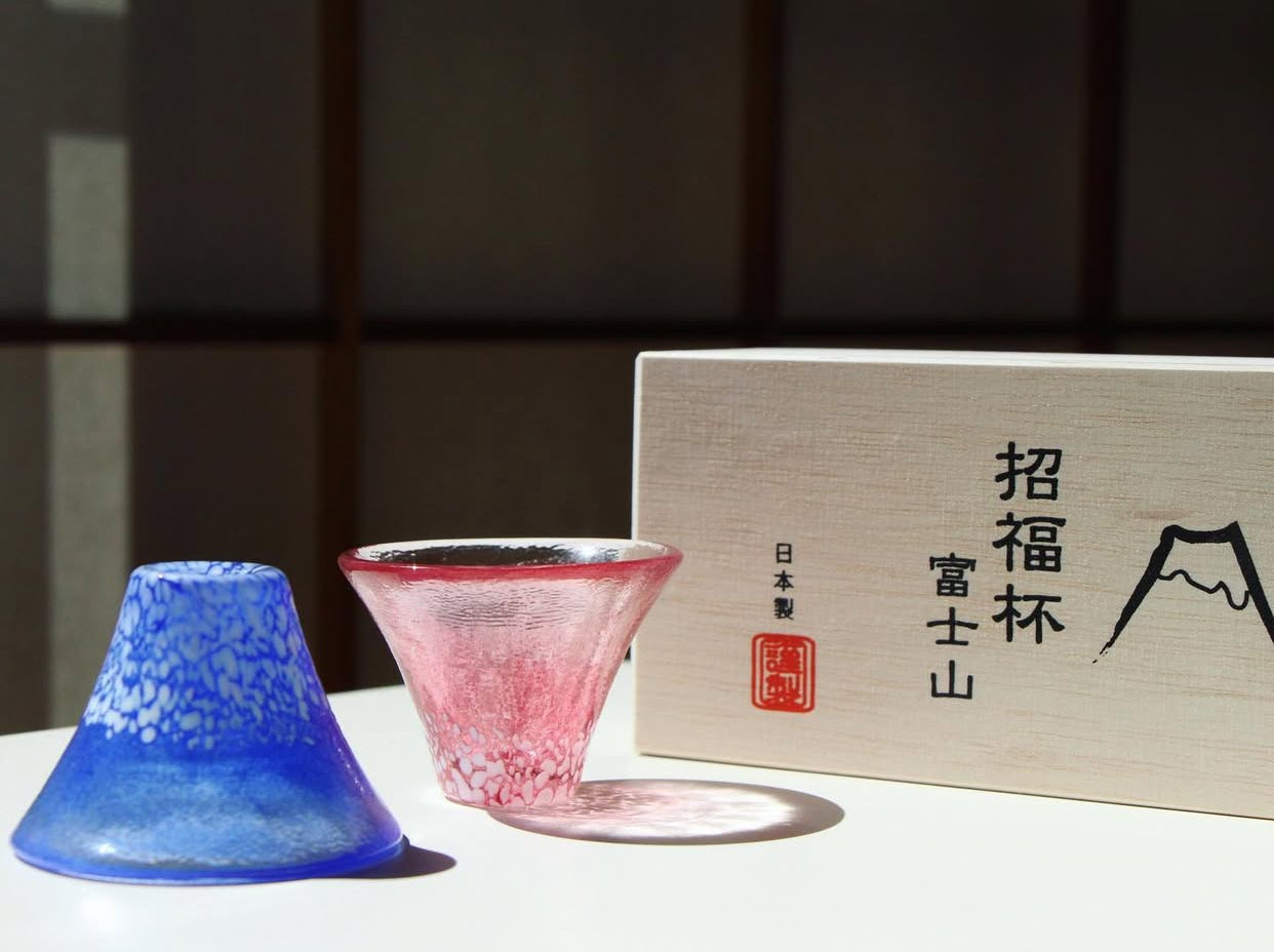 Mount Fuji Sake Cup Set
