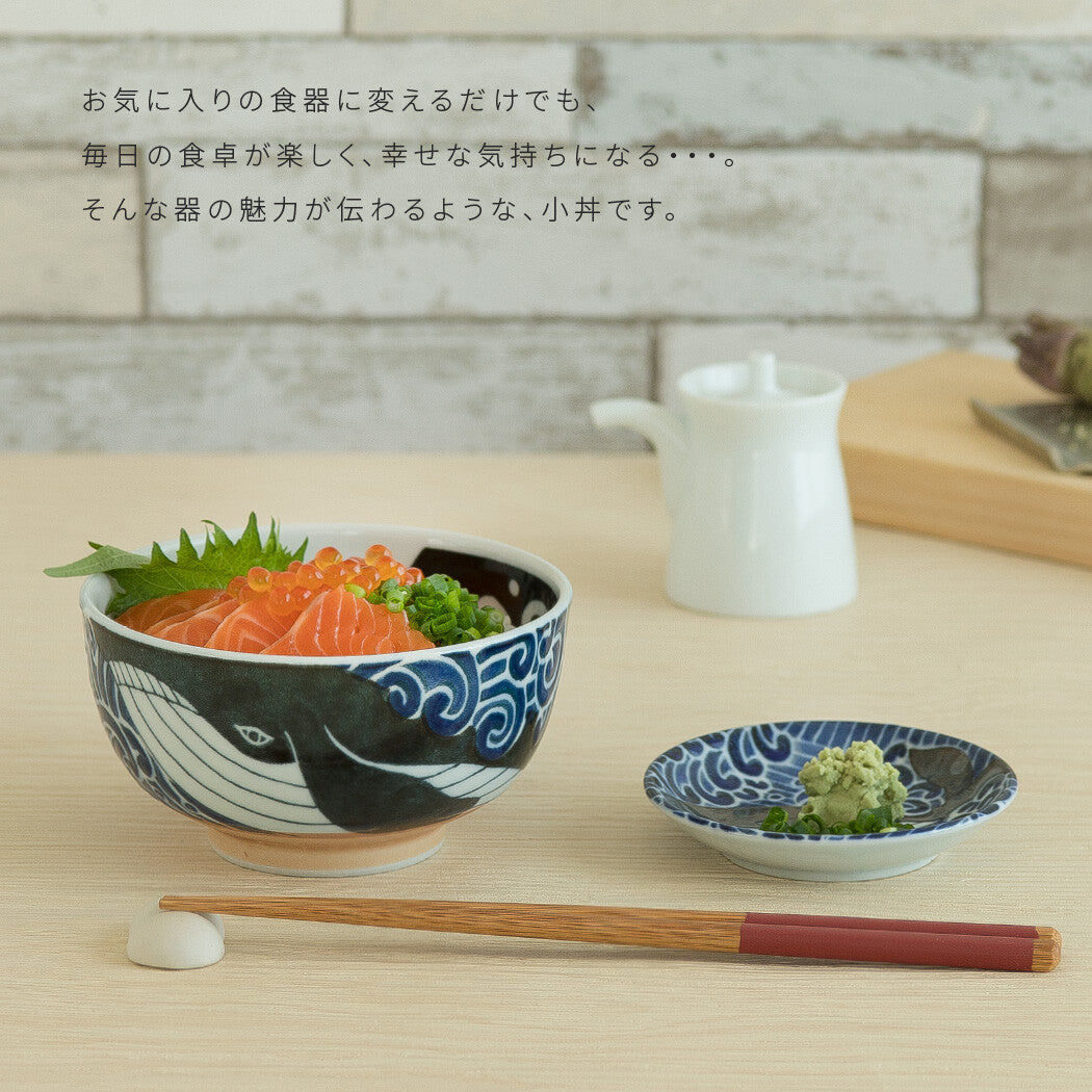 Shiranami Whale Donburi Bowl