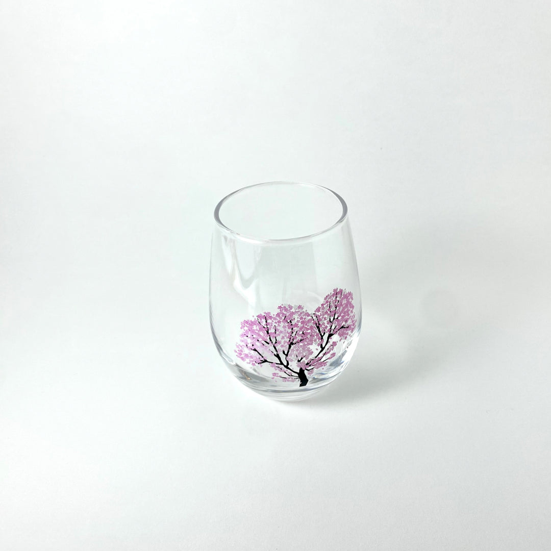 Colour Changing Sakura Glass Cup Set