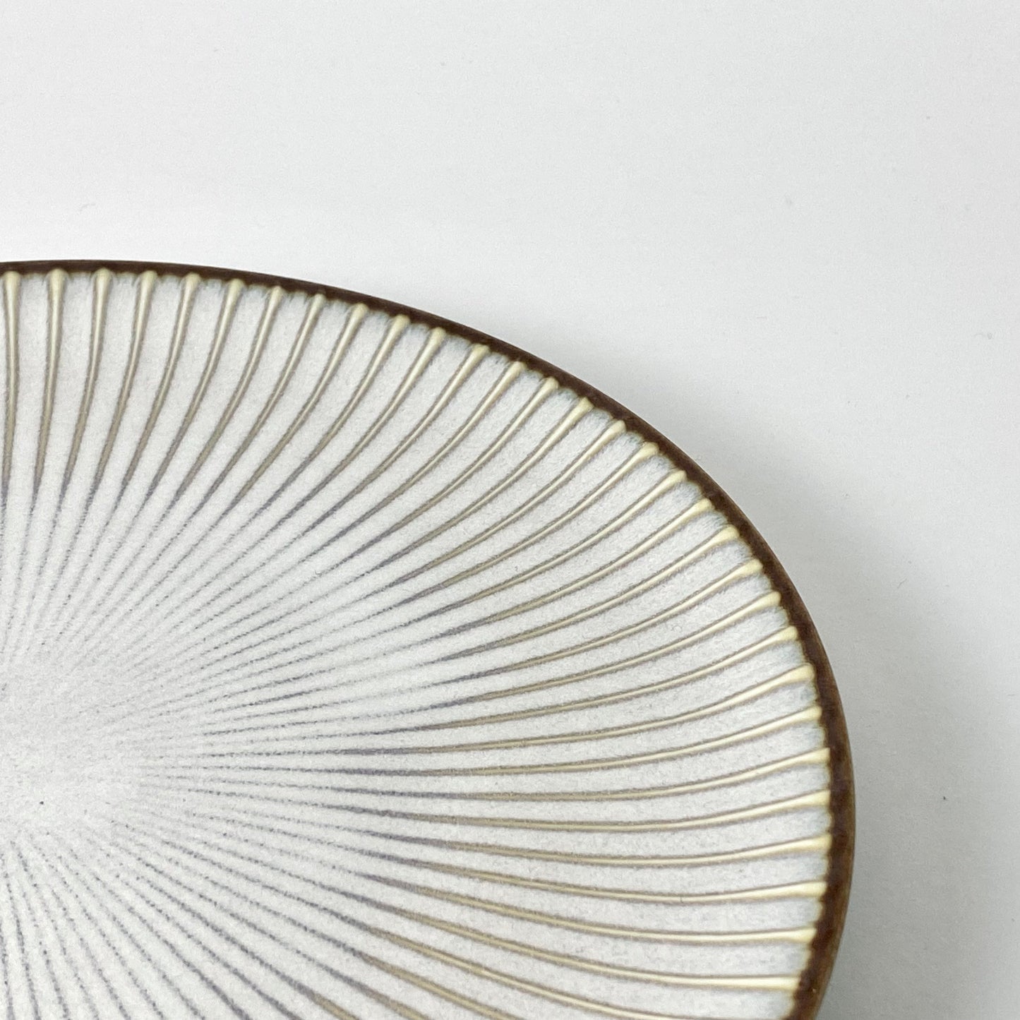 Sendan White Rim 230 Plate