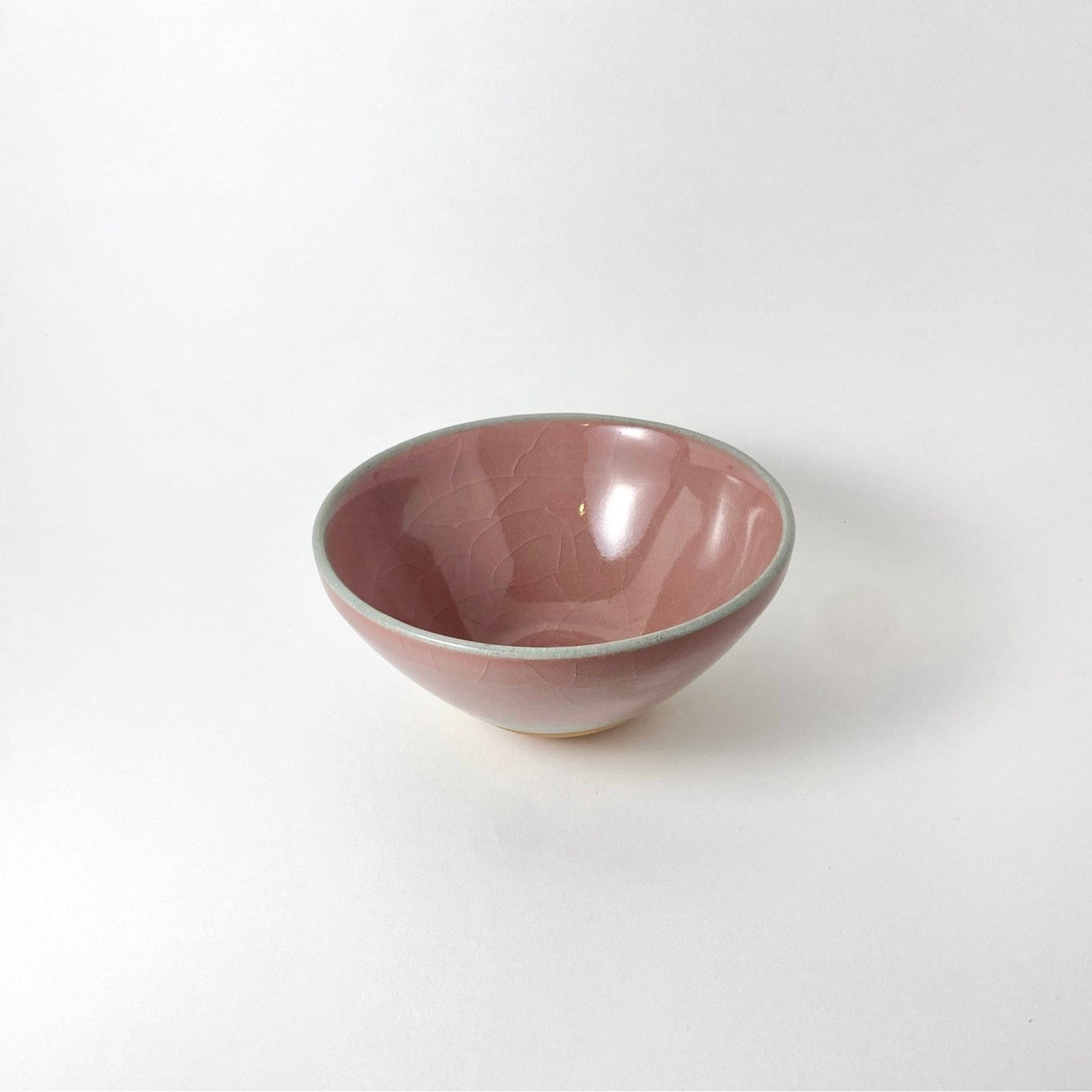 Coral Pink Matcha Bowl