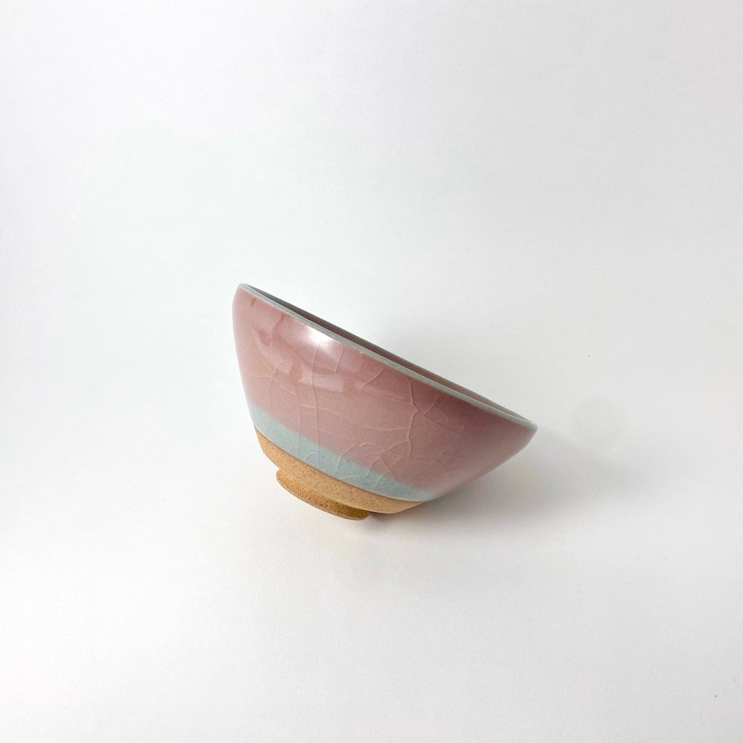 Coral Pink Matcha Bowl