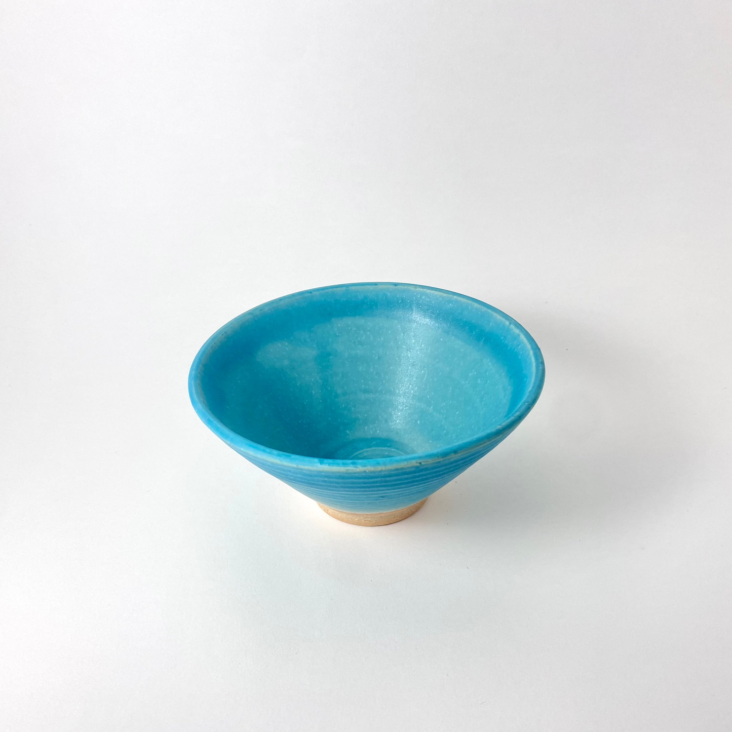Matt Turkish Blue Matcha Bowl