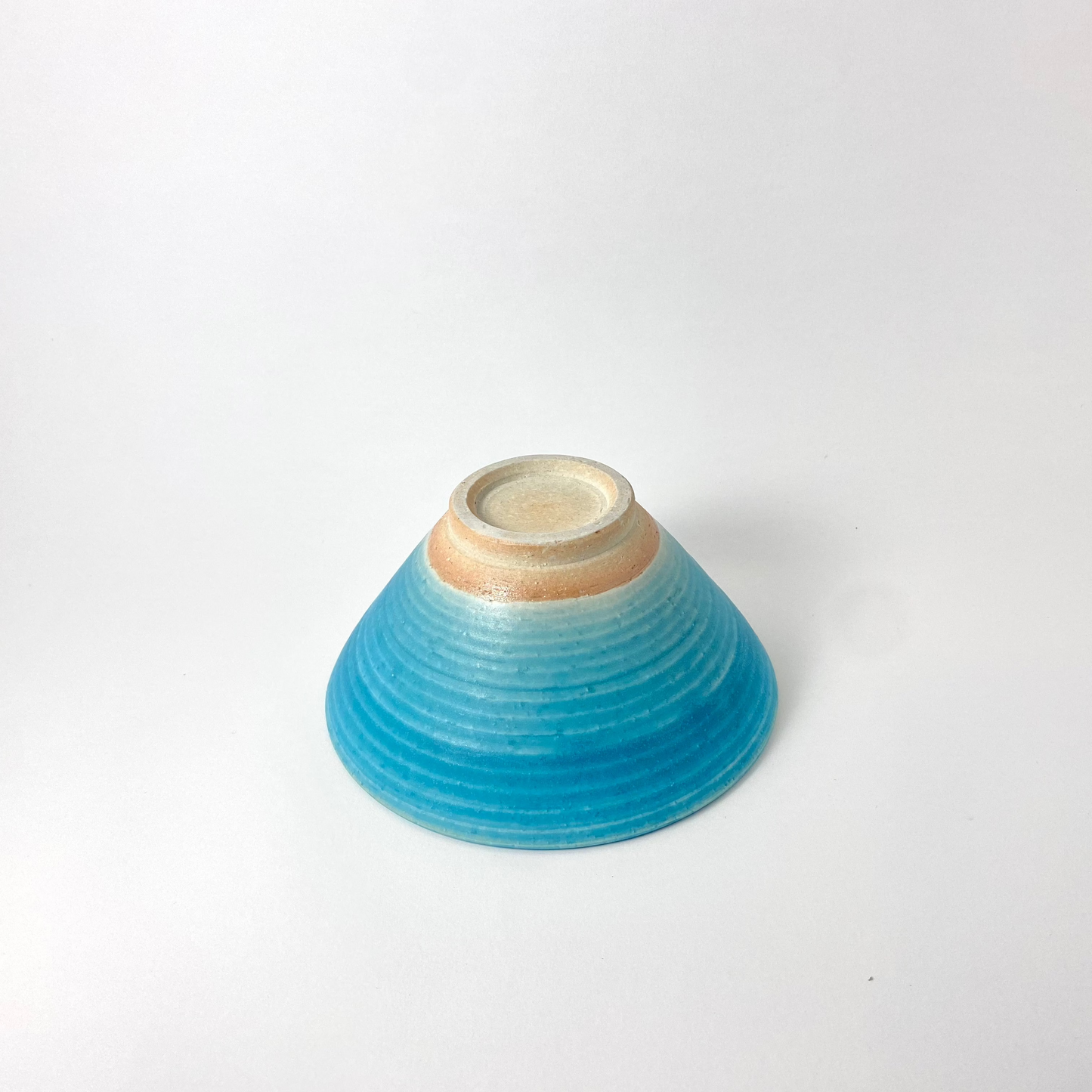 Matt Turkish Blue Matcha Bowl