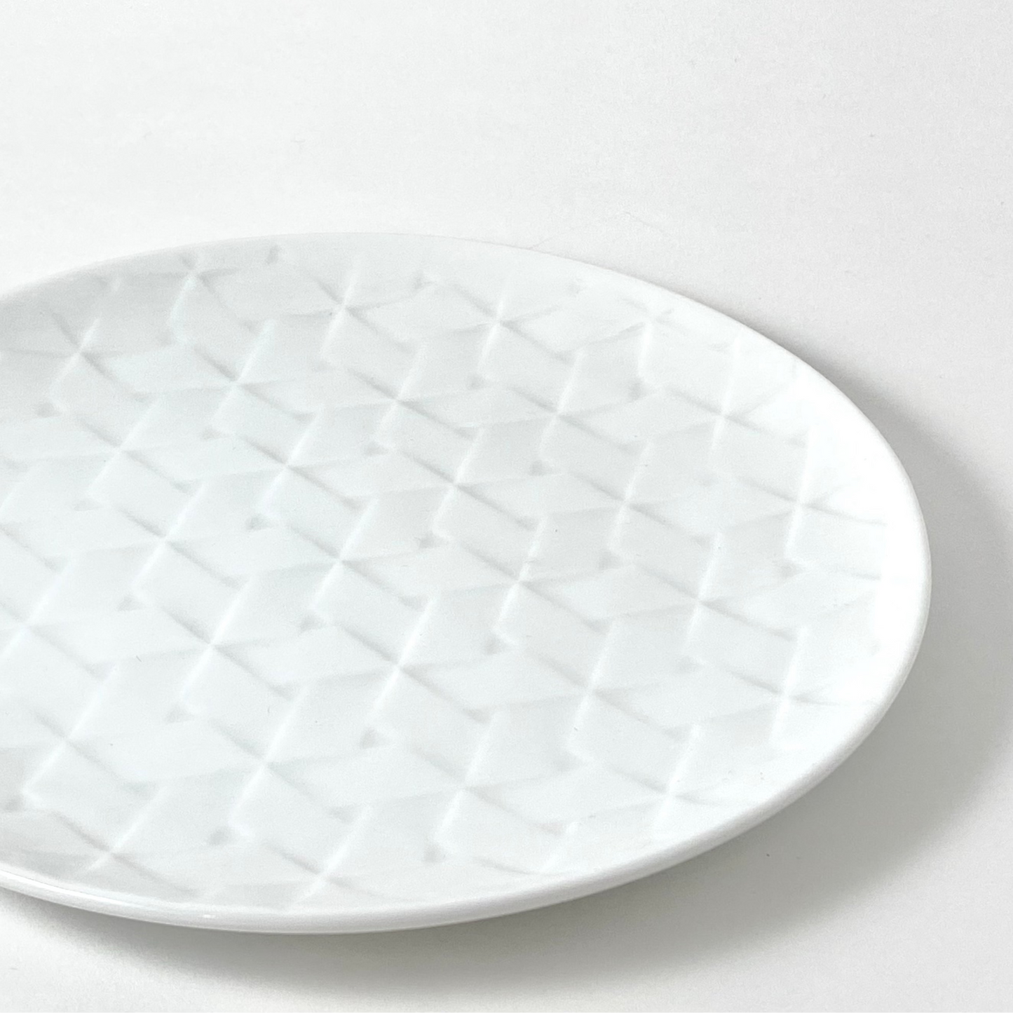 Hatago White Ajiro Plate