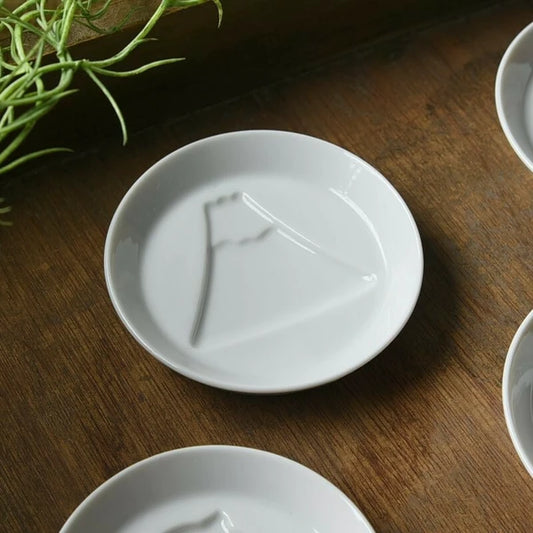 Kage (影) - Fuji Mountain White Soy Sauce Plate
