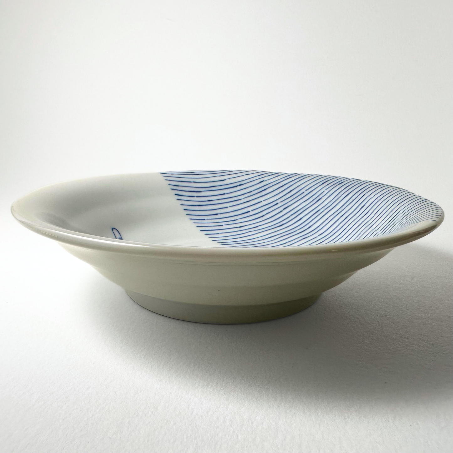 Raining Neko Shallow Bowl