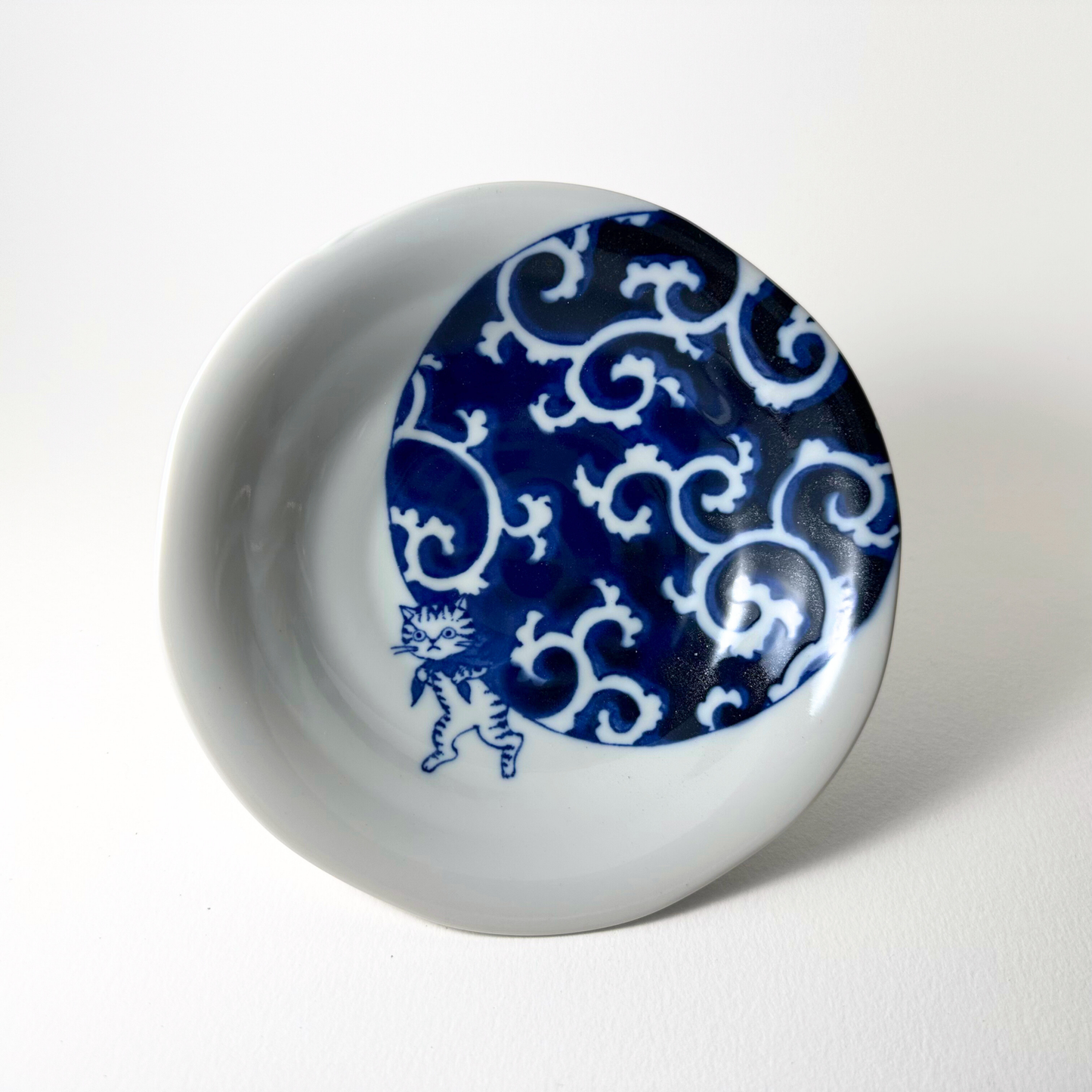 Dorobo Neko Shallow Bowl