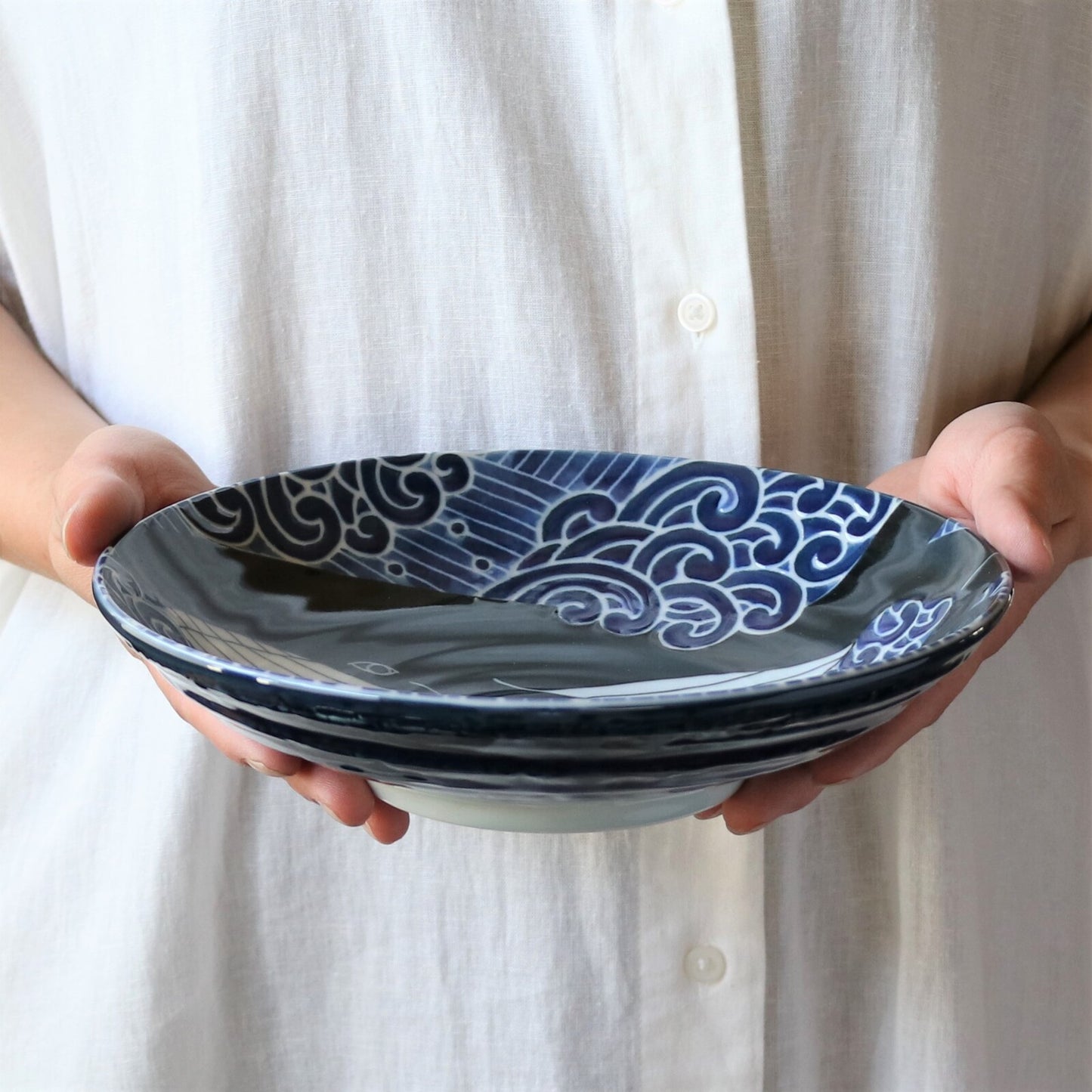 Shiranami Whale Deep Plate