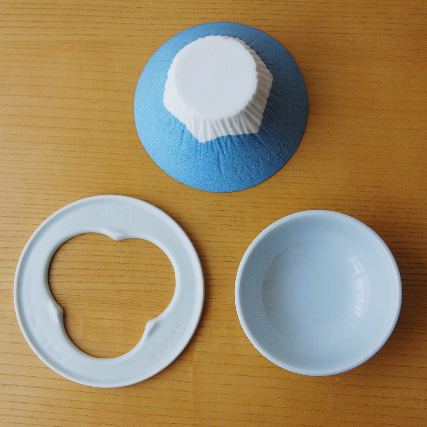 Blue Cofil FUJI Ceramic Coffee Filter Dripper