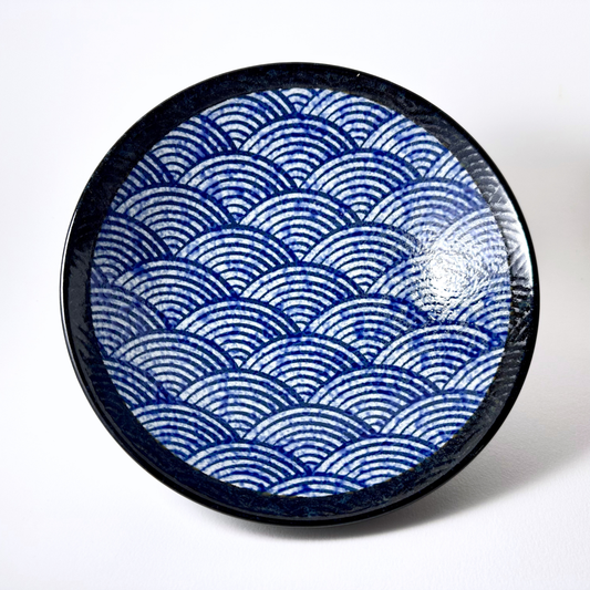 Aomiha Wave Ramen Bowl Seigaiha 24