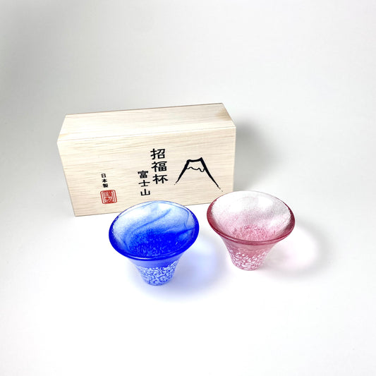 Mount Fuji Sake Cup Set