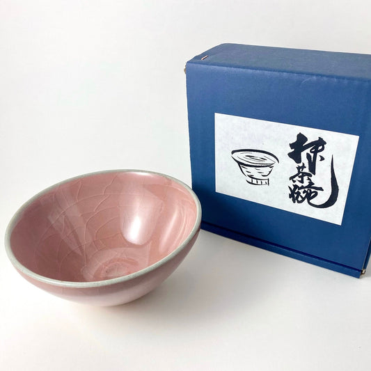 Coral Pink Matcha Bowl