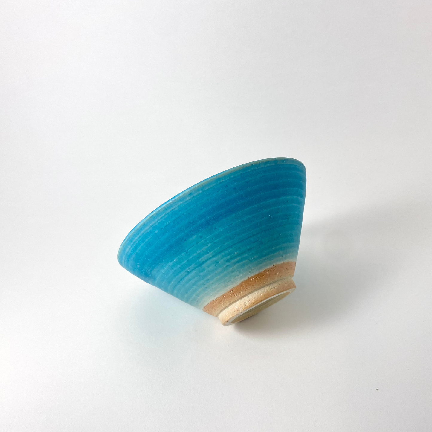 Matt Turkish Blue Matcha Bowl