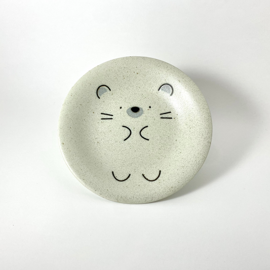 Mogumogu Hedgehog Small Plate