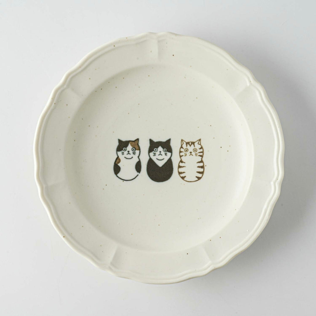 Shichita Cats Plate