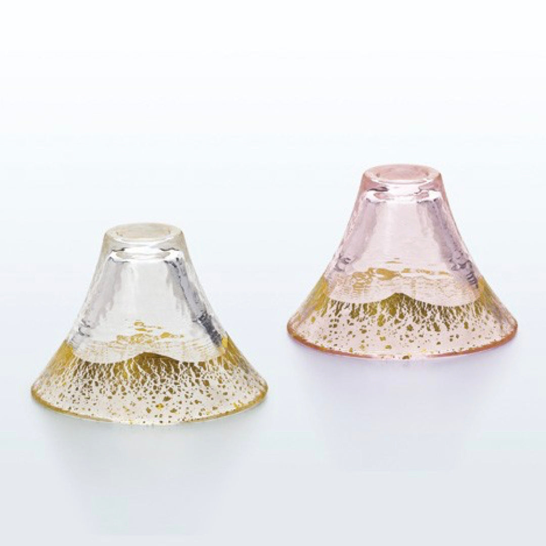 Kimoto Glass Mount Fuji Sake Cup Set